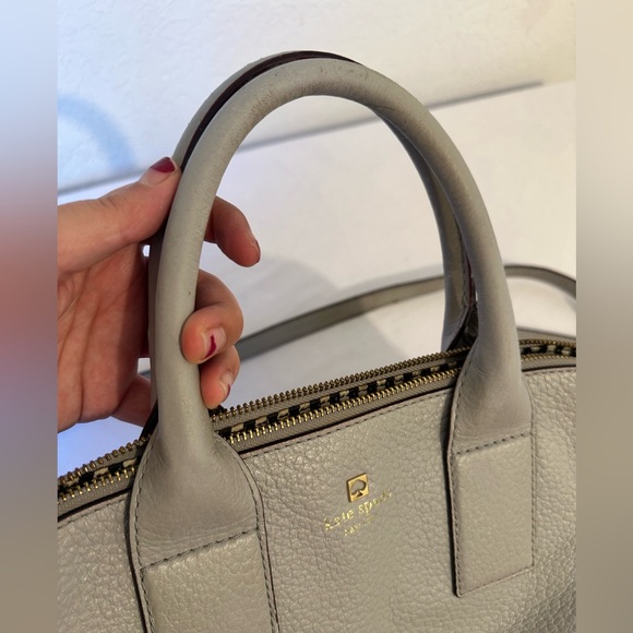 Kate Spade Gray Leather Bag - Picture 10 of 13